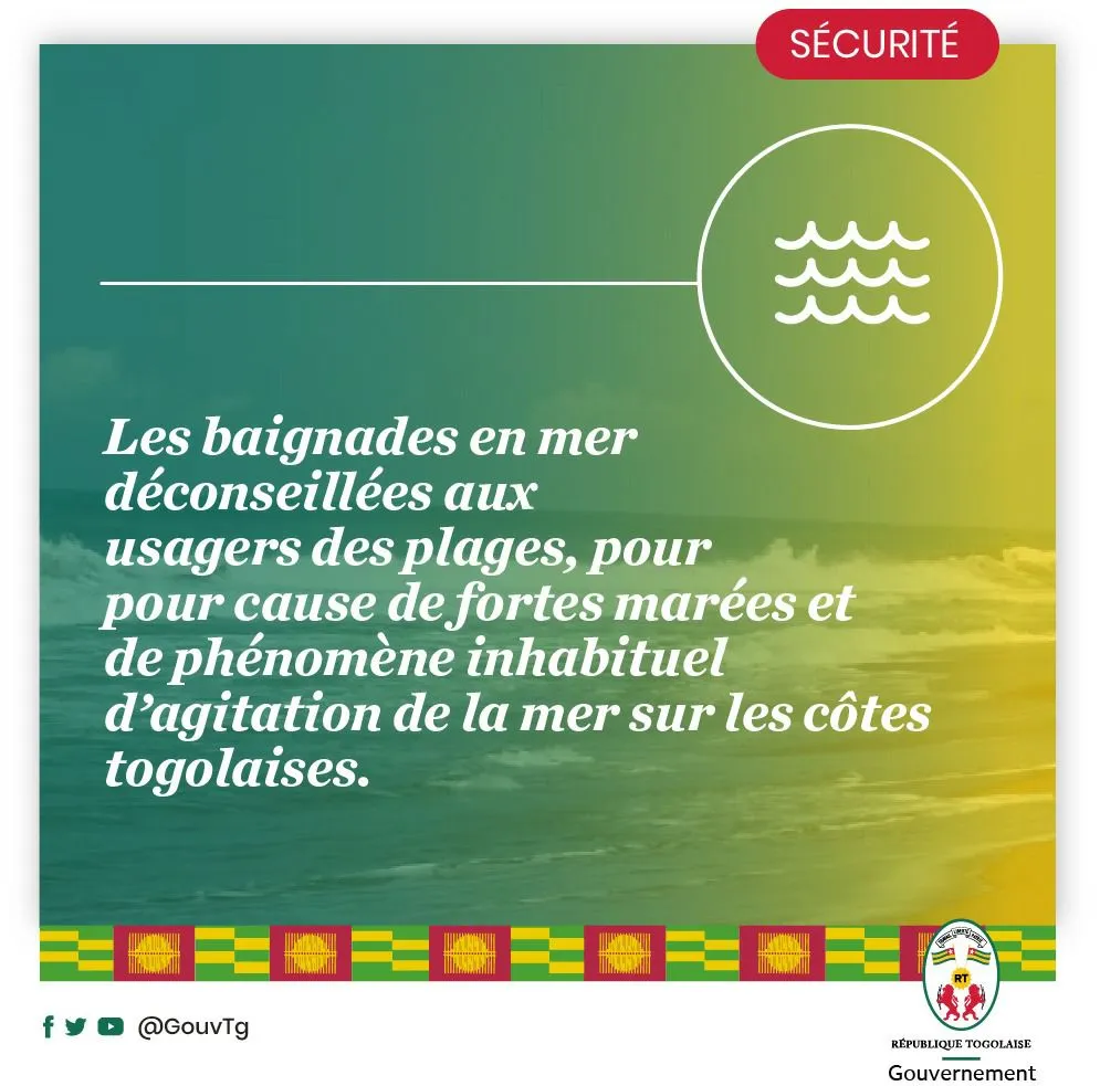 Alerte ! Evitez de vous baigner à la plage