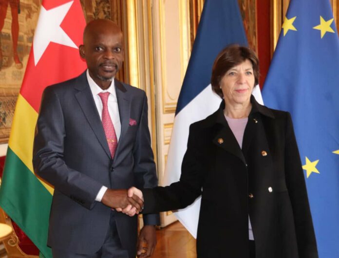 Diplomatie : Robert Dussey reçu par la ministre française Catherine Colonna