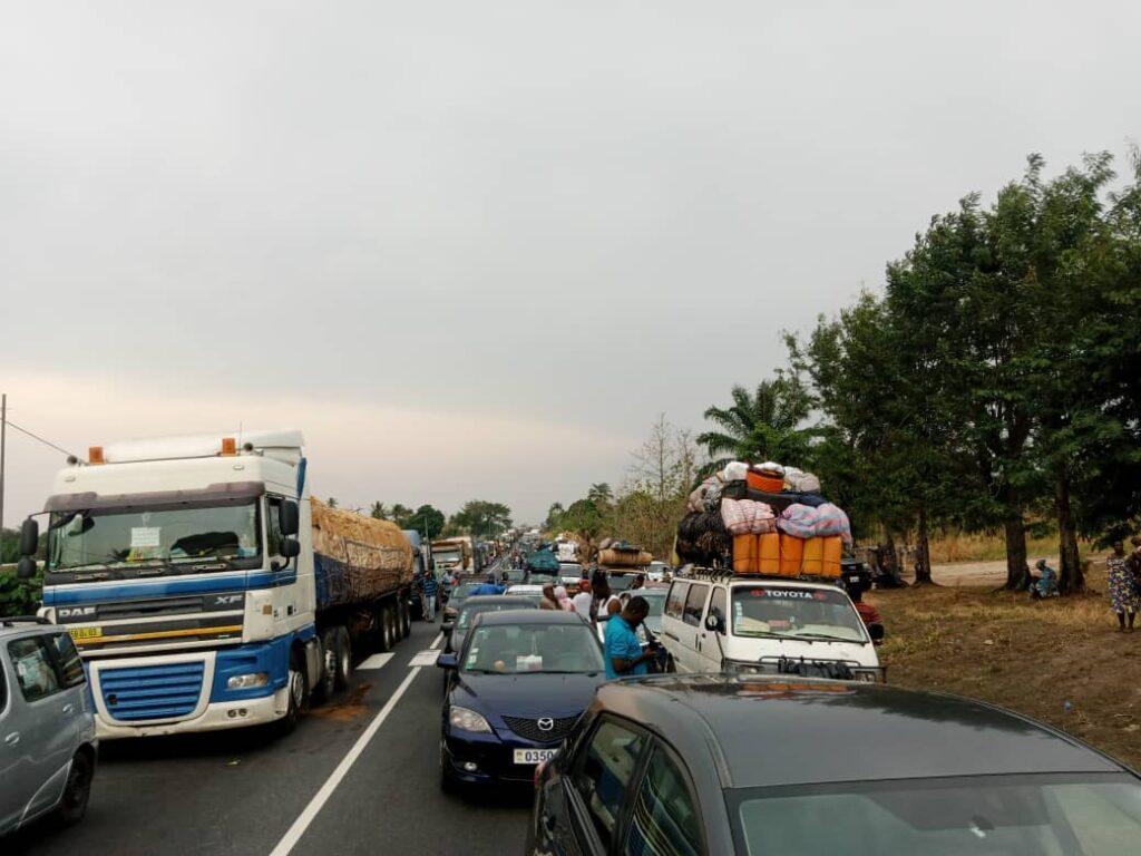 Drame au Togo : Un grave accident de circulation à Agbandi fait des morts