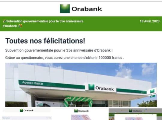 La filiale Orabank Côte d’Ivoire recherche actuellement un Analyste risques de marché.