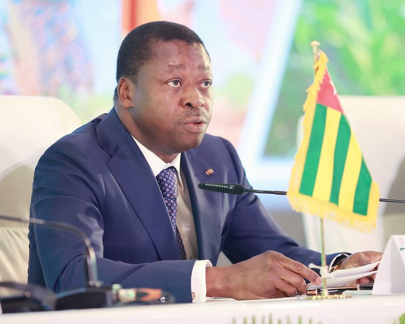 Chef de l'état Faure Gnassingbé