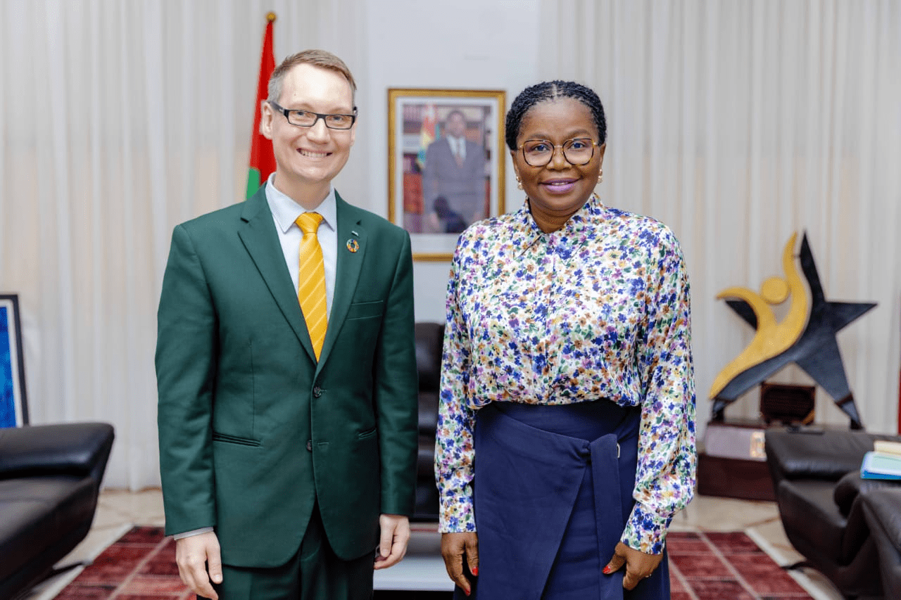 Victoire Tomégah-Dogbé rencontre le président mondial de la JCI