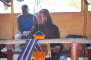 Tchamba 1 : Les tisserands font la promotion de l'artisanat du Togo
