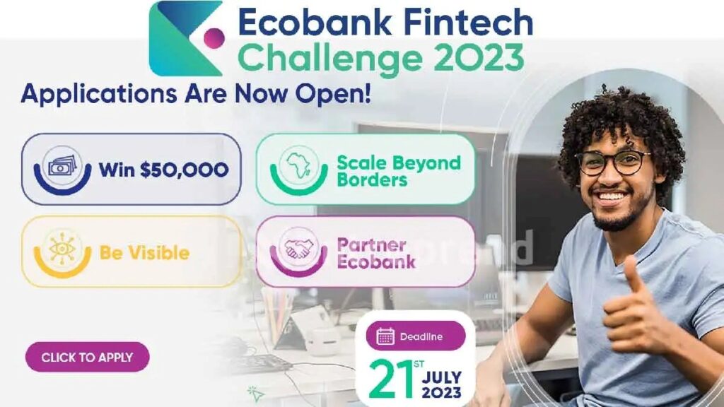 Ecobank Fintech Challenge 2023 : Les candidatures sont ouvertes
