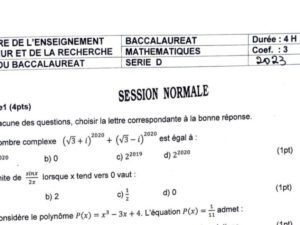 BAC 2023 au Togo : Des épreuves de mathématiques surprenantes (Photos)