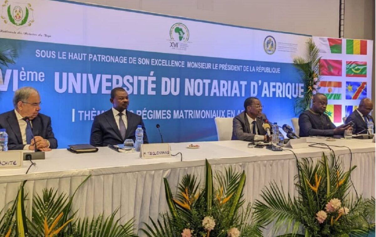 Lomé accueille la XVIe université des notaires d'Afrique