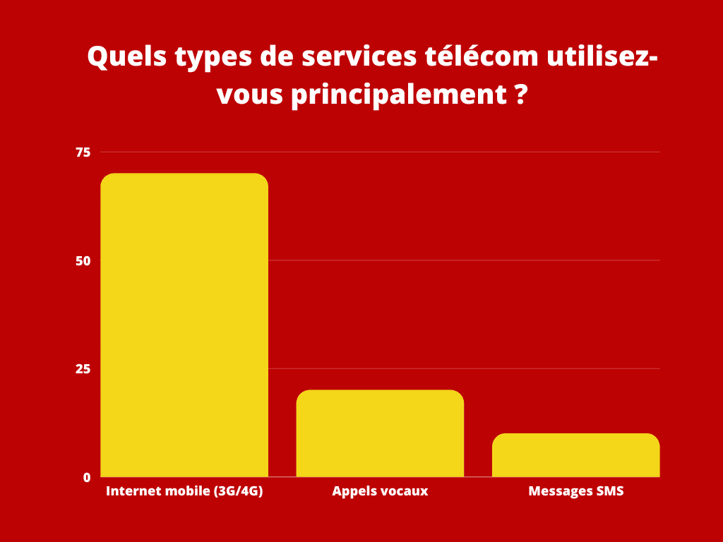 Quels types de services télécom utilisez-vous principalement ?