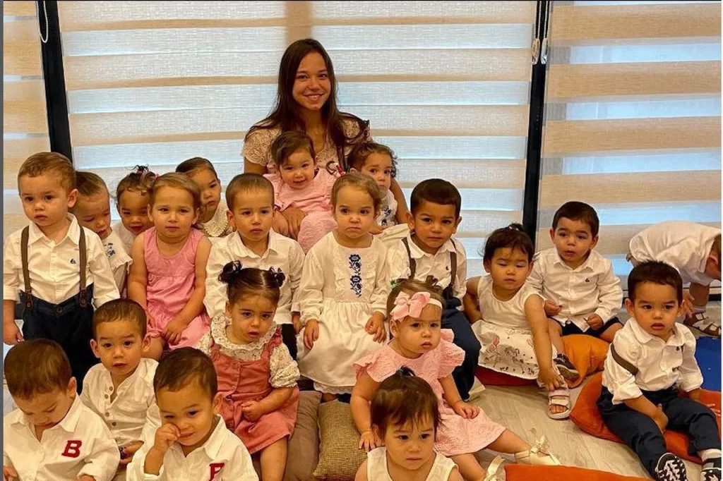 femme avec enfants