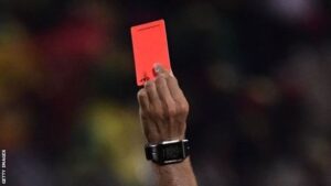 CAN 2024 : Ebou Adams de la Gambie reçoit le tout premier carton rouge