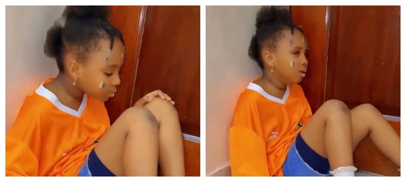 CAN 2023 fille inconsolable