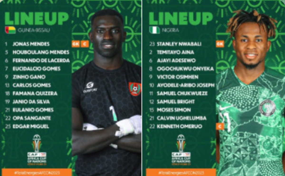 Guinée-Bissau vs Nigeria : Les compositions officielles dévoilées