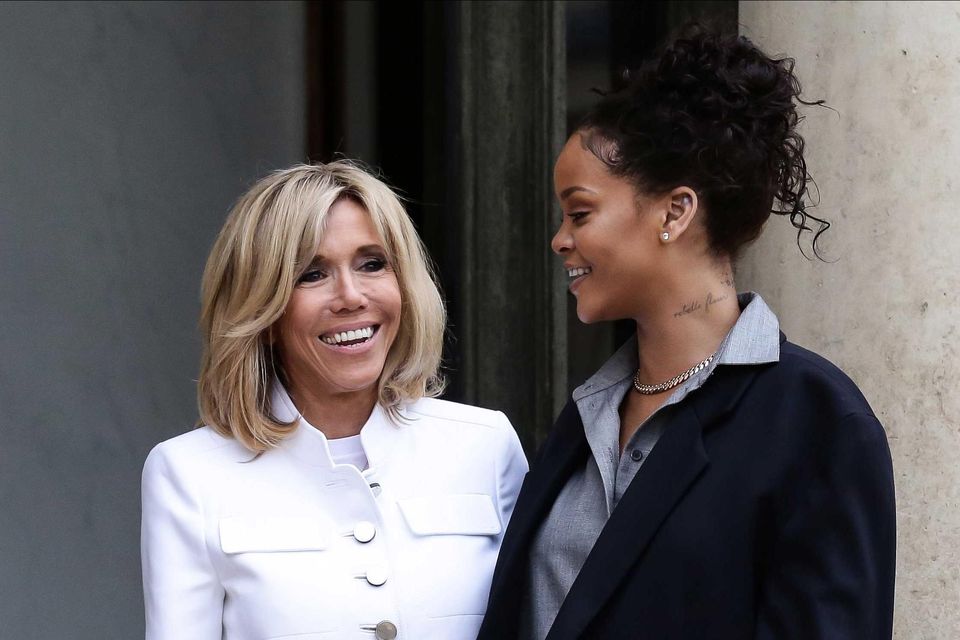 France : Brigitte Macron reçoit Rihanna et A$AP Rocky à l’Élysée