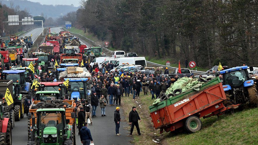 Manifestations des agriculteurs à Paris