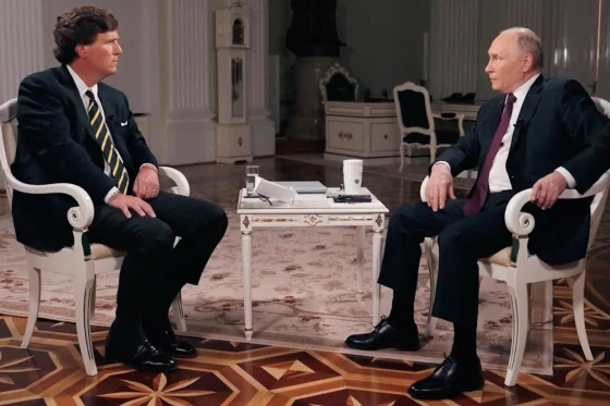 Manipulations, CIA, Ukraine … : 6 points à retenir de l'Interview choc de Poutine avec Tucker Carlson