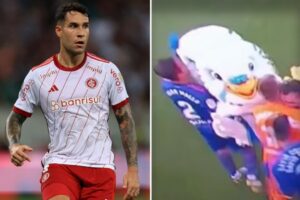 Celta Vigo : L'ancien capitaine Hugo Mallo jugé pour avoir attraper les s€ins d'une mascotte (Vidéo)