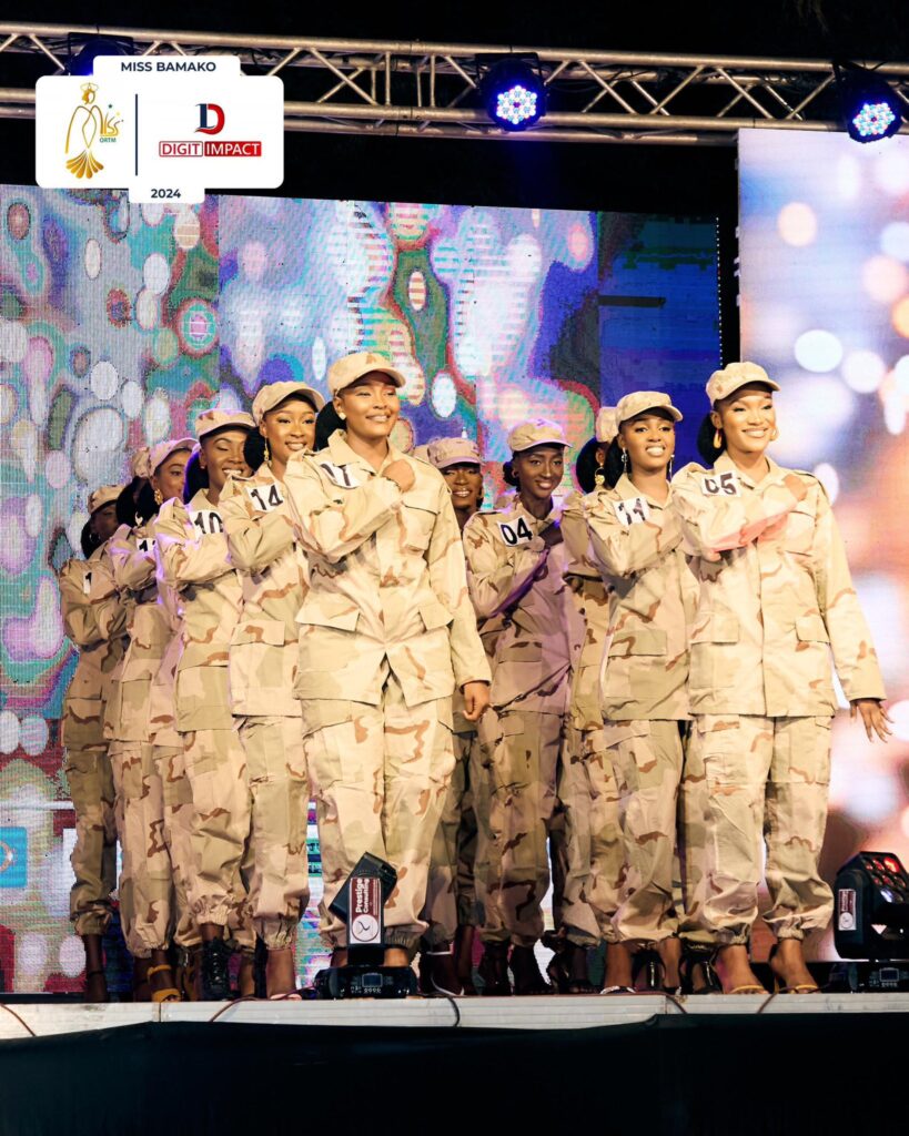 Mali : Les candidates Miss Bamako défilent en tenue militaire 1 F108C650 8491 406D A090 3C2B5797C008