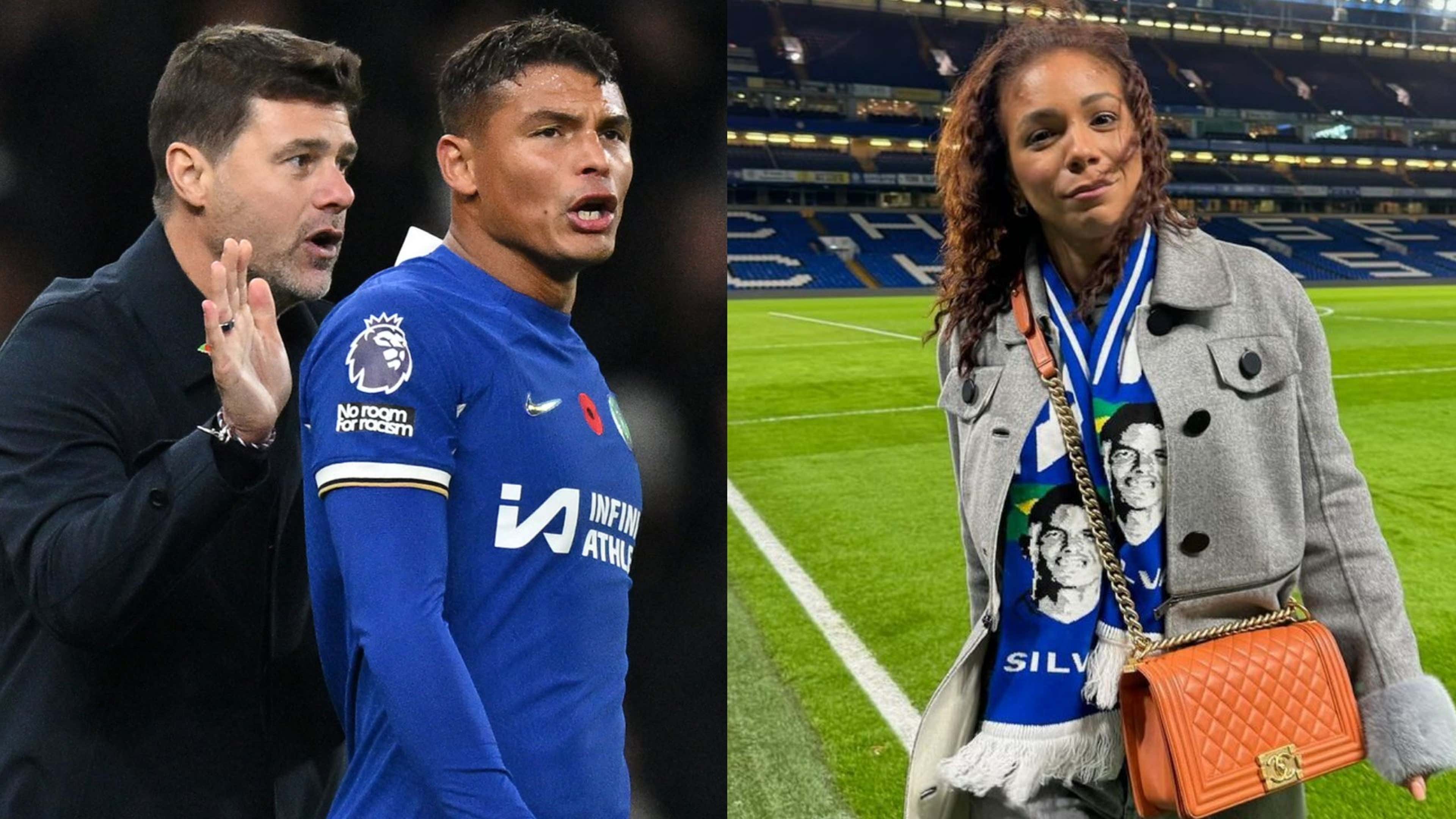 Chelsea : La femme de Thiago Silva fait une nouvelle sortie après avoir réclamé le licenciement de Pochettino