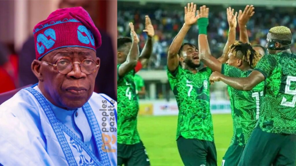 CAN 2023 : Villas et terrains... Le président Bola Tinubu décore et honore les Super Eagles du Nigéria