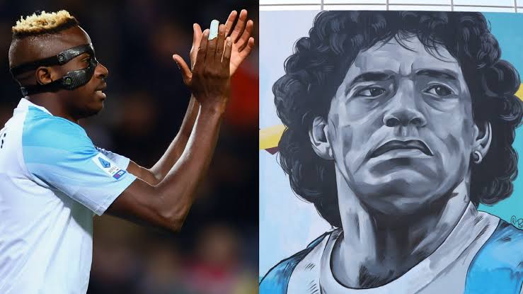 Victor Osimhen : Le Nigérian égalise un record de Diego Maradona à Naples