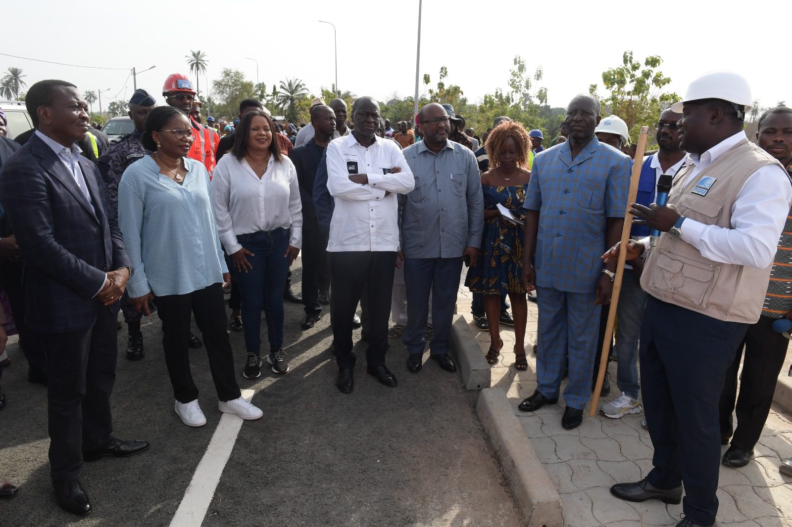 Togo : Victoire Tomégah-Dogbé inspecte le chantier d'un projet stratégique à Kara