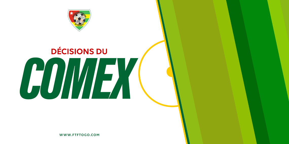 Togo-Football : Les dernières décisions du Comex de la FTF