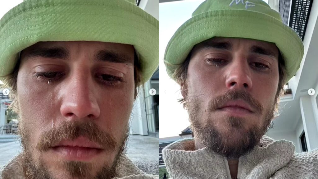 Justin Bieber s'effondre en larmes publiquement (Photos)