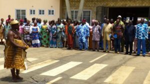 Kara : Les prêtres traditionnels bénissent le nouveau marché