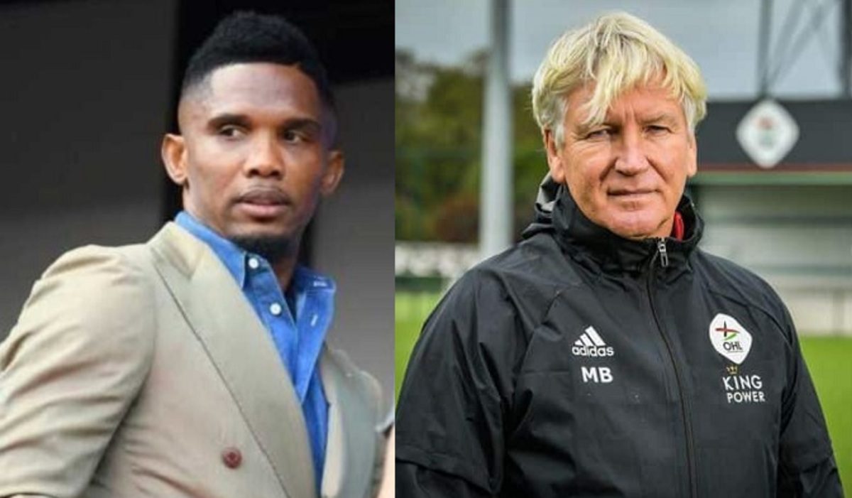 "Le vestiaire, c’est le lieu de l’entraîneur", Marc Brys met sérieusement en garde Samuel Eto'o