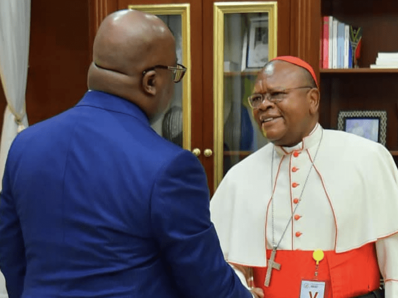 Tensions en RDC : Félix Tshisekedi reçoit le cardinal Ambongo