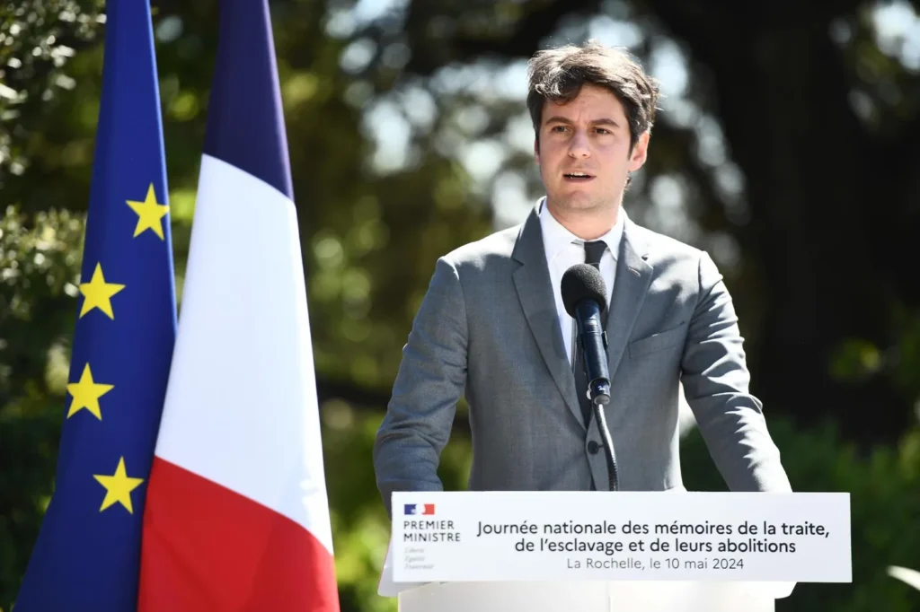 France : Gabriel Attal dévoile un projet sur "l'esclavage" prévue en 2026