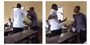 bagarre élève professeur