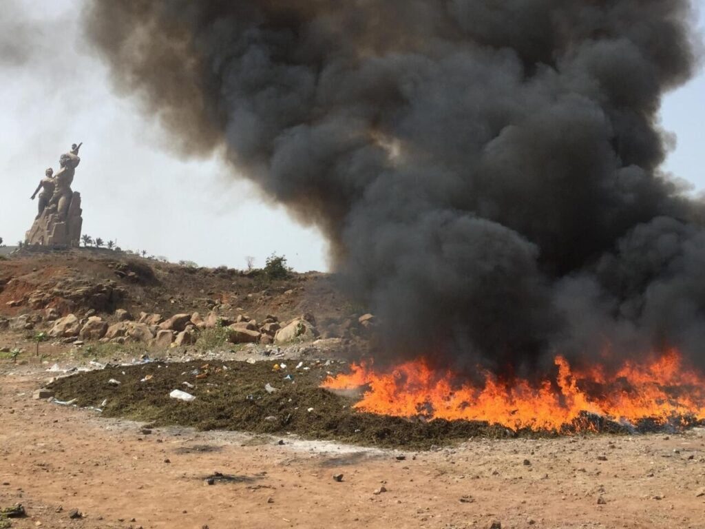 Togo : 90 tonnes de drogues incinérées