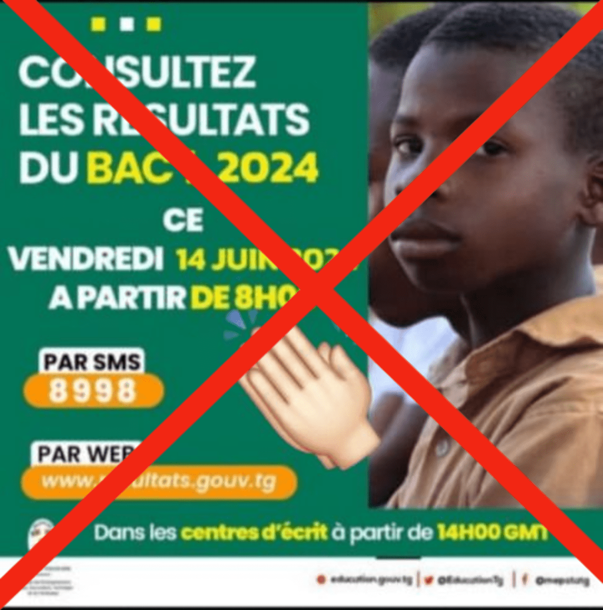 Résultats du BAC 1 - 2024 : Attention aux fausses informations !