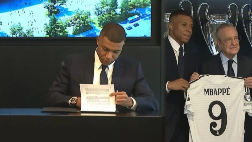 Présentation de Mbappé au Real Madrid : Quelques images de la cérémonie de signature