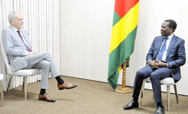 Togo : Kodjo Adédzé rencontre l'ambassadeur d'Allemagne - Ce qu'il faut retenir de leurs échanges