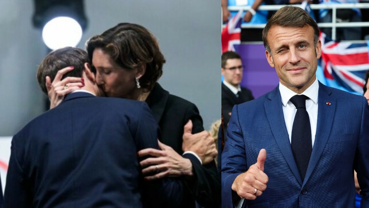 JO Paris 2024 : Un bisou de la ministre des Sports Oudea-Castera et Macron devient viral