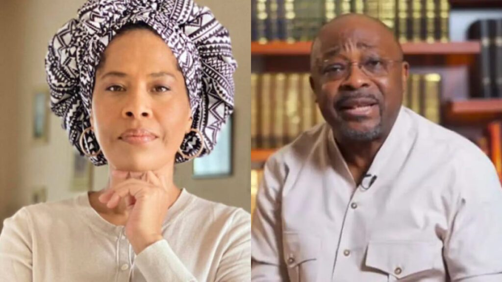 Gros clash entre Alain Foka et Nathalie Yamb au sujet des régimes militaires au Sahel