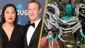 Vidéo : Mark Zuckerberg offre une gigantesque statue à sa femme et créé un tollé