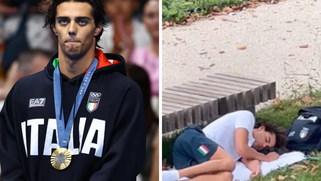 JO Paris 2024 : Un champion olympique surpris en train de dormir par terre