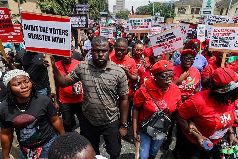 Manifestation au Ghana : A trois mois des présidentielles, l'opposition exige un audit électoral