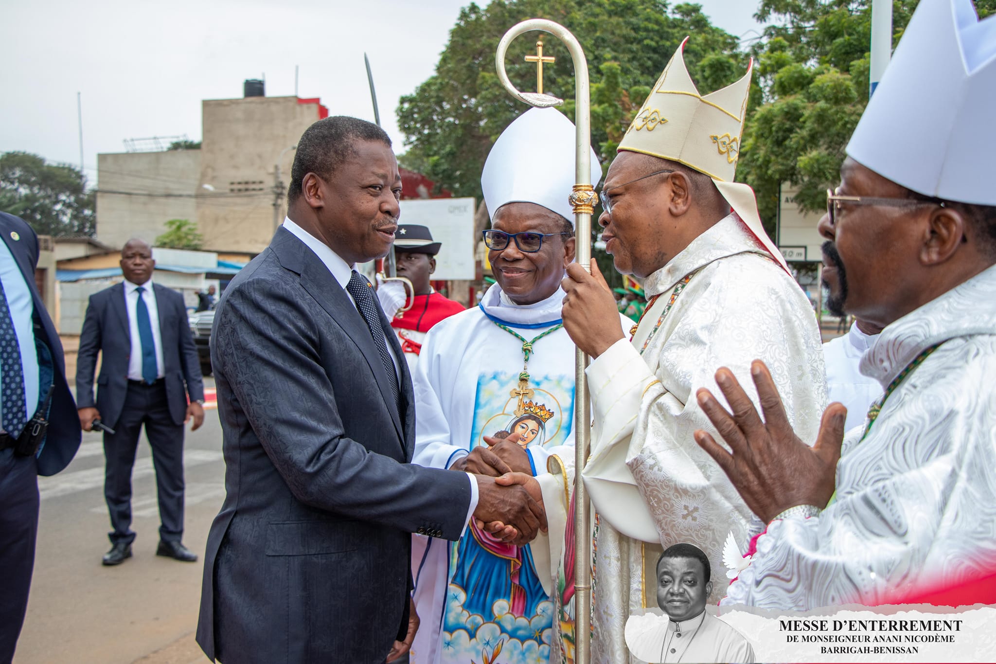 Monseigneur Barrigah-Bénissan inhumé : un dernier adieu en présence de Faure Gnassingbé et des autorités