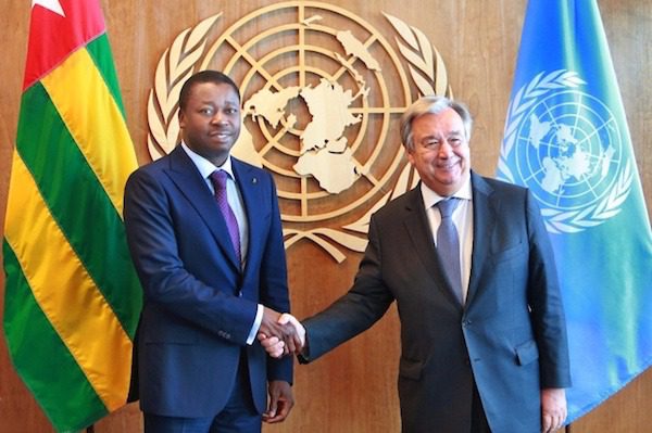 79e Assemblée générale des Nations Unies : Faure Gnassingbé s'entretient avec António Guterres