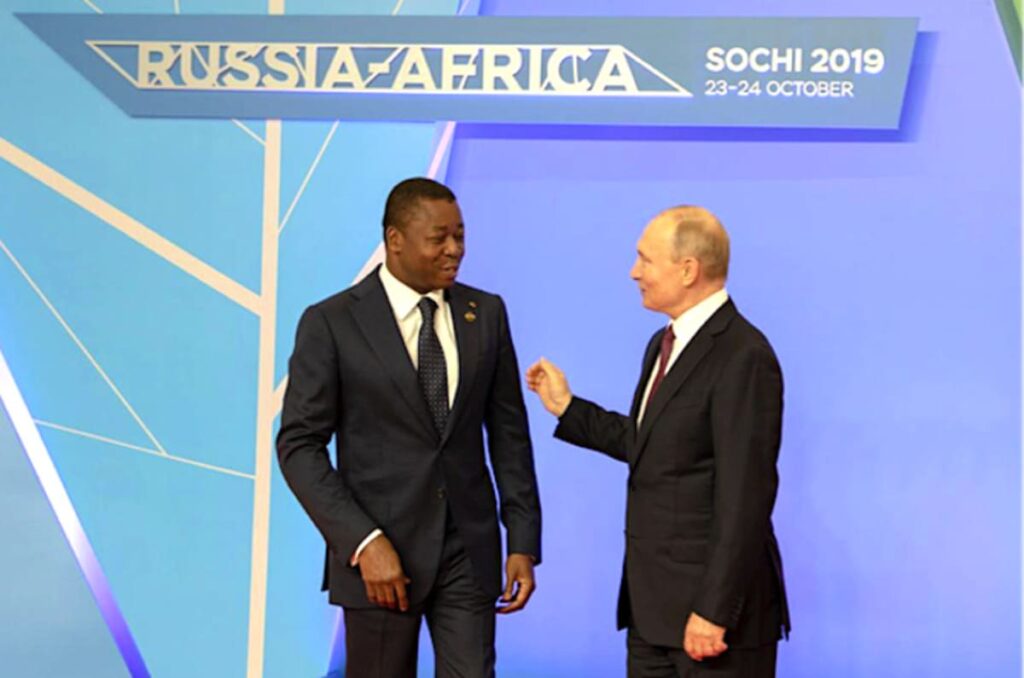 Russie-Afrique : Le Togo participera à un important forum