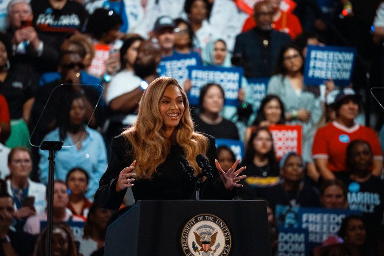 "Je ne suis pas là en tant que célébrité, je suis là en tant que mère", Beyoncé dévoile son choix pour la présidentielle américaine