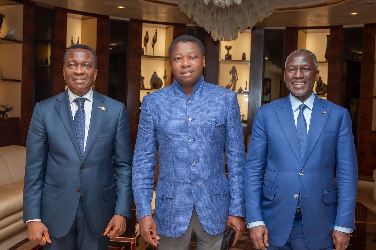 Togo : Faure Gnassingbé reçoit les présidents parlementaires ivoiriens et béninois