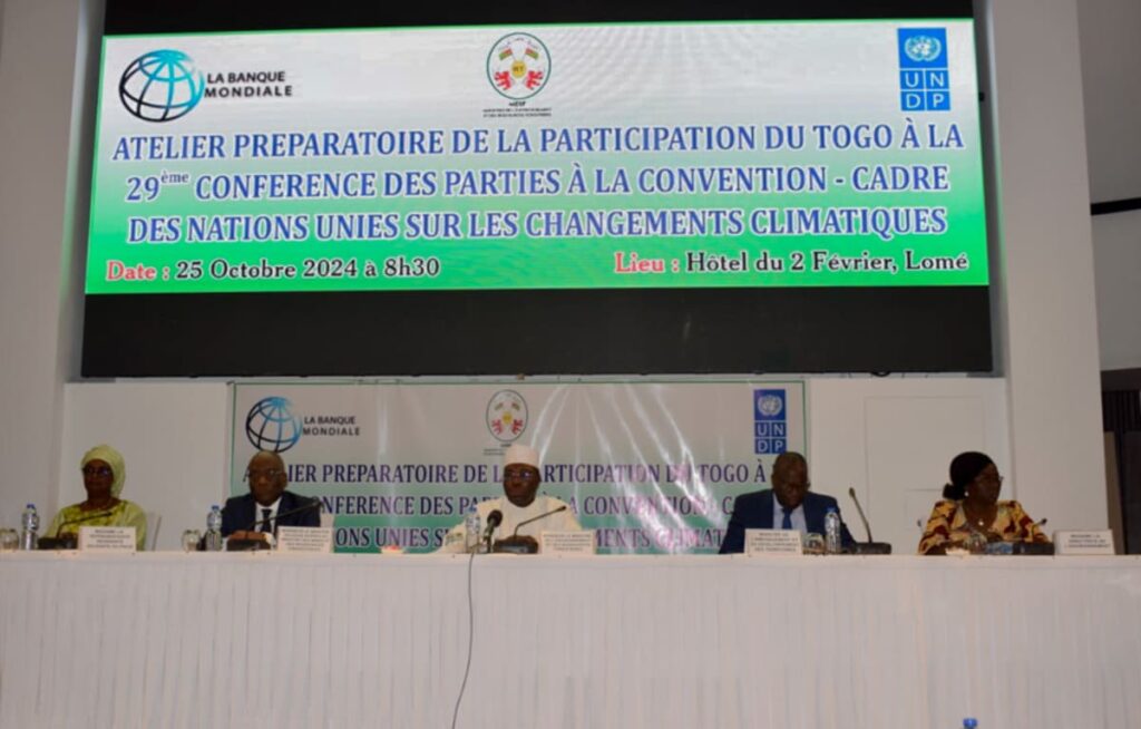 Changement climatique : Le Togo se prépare pour la COP29