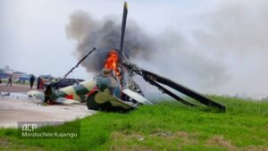 Drame en RDC : Crash d'un hélicoptère militaire à Kinshasa ! Aucun survivant
