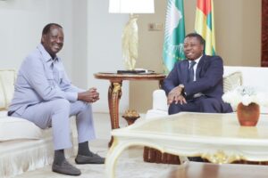 Union Africaine : Faure Gnassingbé sollicitée par l'ancien Premier ministre kenyan Raila Odinga