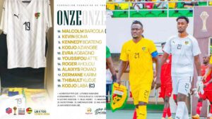 CAN 2025 : Voici le onze du Togo face au Libéria