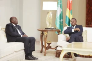 Faure Gnassingbé : Tête-à-tête entre le président et le vice-président ivoirien Tiémoko Meyliet Koné